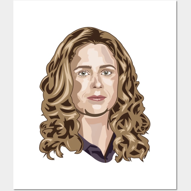 Pam Beesly - Jenna Fischer (The Office US) Wall Art by meganyiu